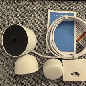 Nest Cam Indoor Wired (2nd Gen) - Snow/White